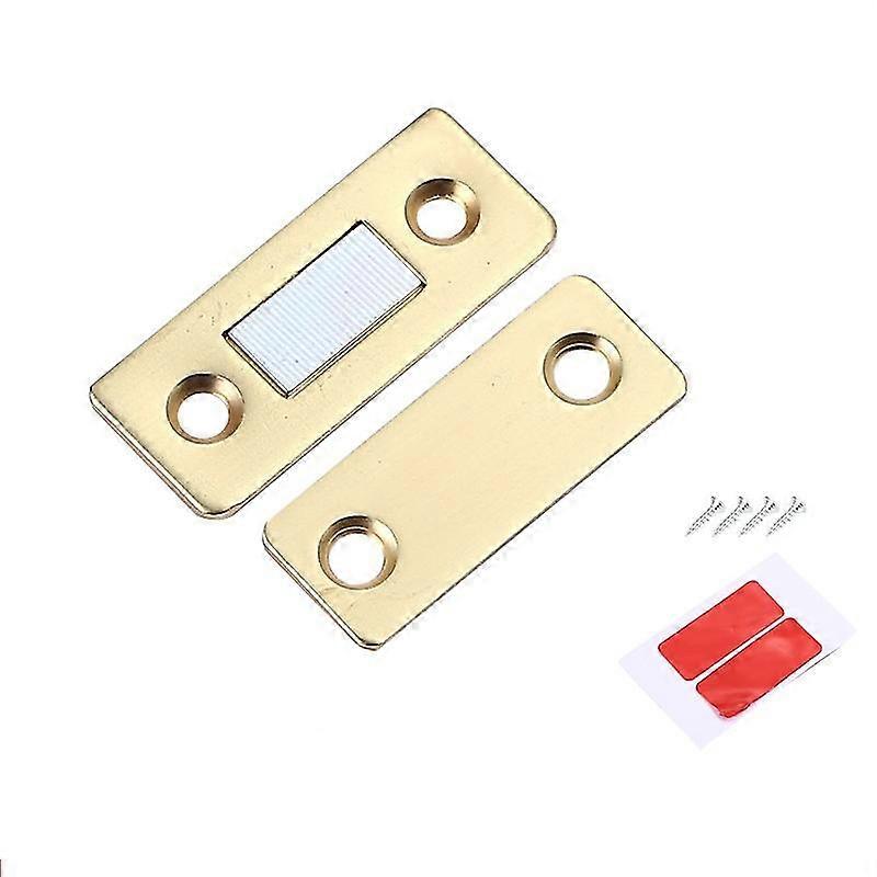 5 Pairs Ultra-thin Invisible Magnetic Door Stoppers Drawer Magnet Catch With Screw-shdsa