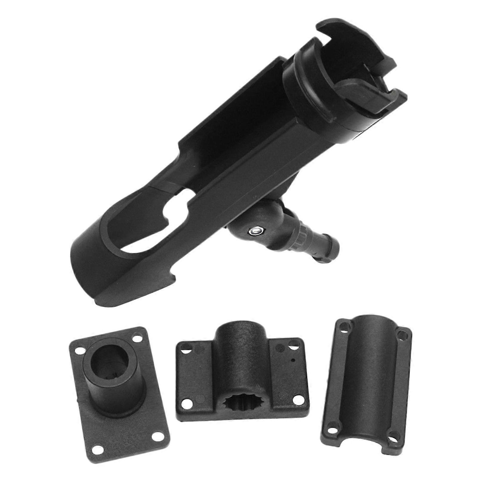 2x4 stykker / Sæt justerbar sideskinnemontering kajakbåd Fiskestangsholder