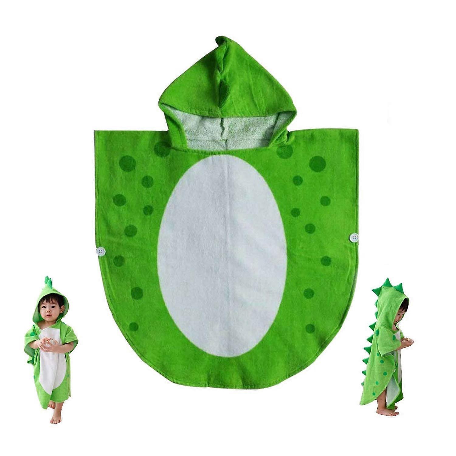 Children's bath towel cotton dinosaur pattern