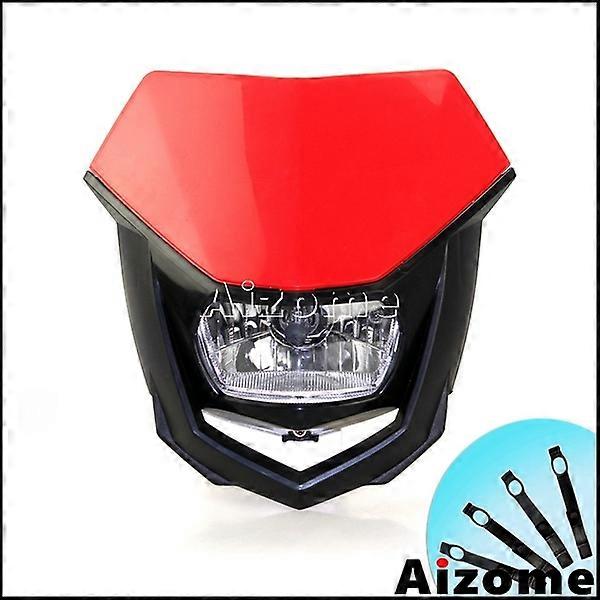 Universal Motocross H4 Headlight Vehicle Lighting Fairing Dirt Bike Headlamp Off Road Supermoto 35W Headlight Vehicle Lighting For CRF YZF WR TTR DR