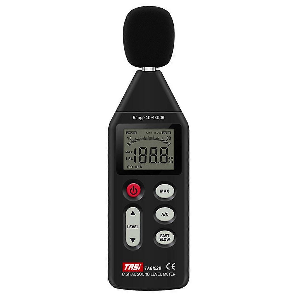 TA8152B Digital Sound Level Meter Noise Meter USB Data Connection LCD Measuring
