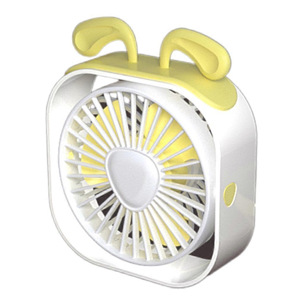 USB Desk Fan Mini Desk Fan 360 Rotation Portable Silent 3-speed Adjustable