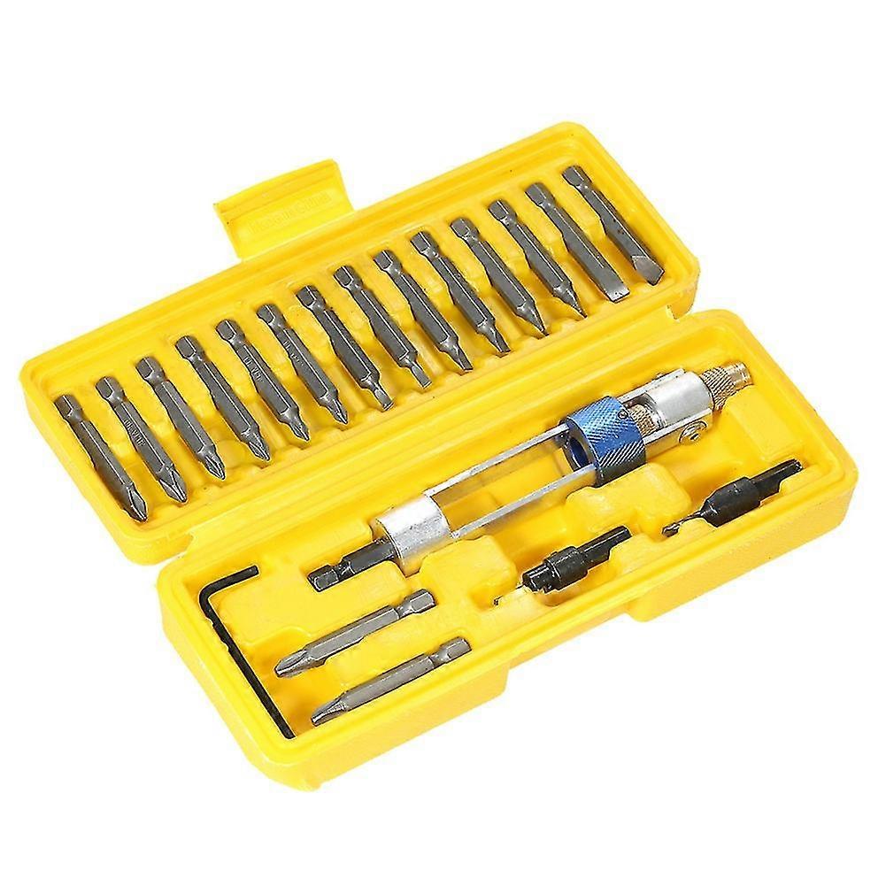 20pcs Chrome-vanadium Steel Screwdriver Drill Bits Allen Wrench Hand Tools Set