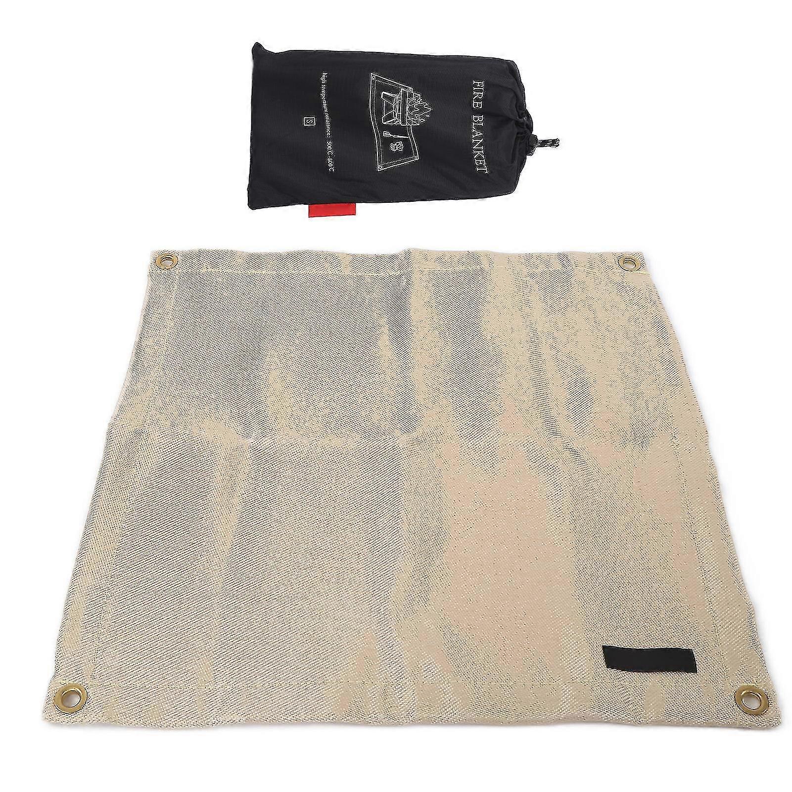 2024Fire Pit Mat High Temperature Resistance Fireproof Pad for Outdoor Picnic BarbecueS