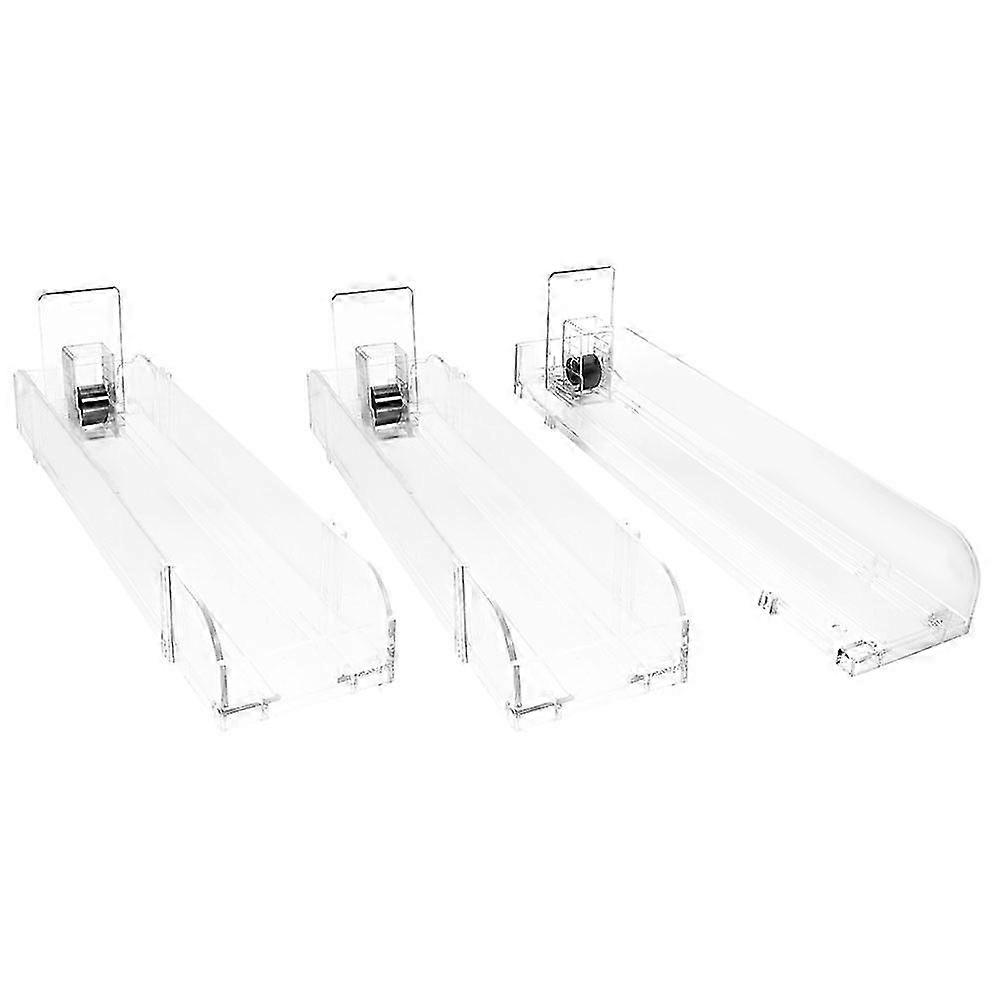 3pcs Dispenser di sigarette Vassoi automatici di spinta per sigarette Vetrina Display portasigarette