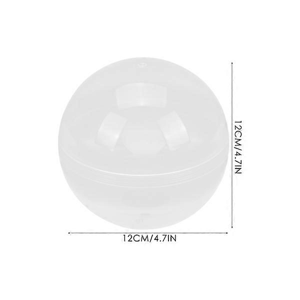 2pcs Plastic Openable Ball Decor Multi-purpose Twisted Egg Ball Ornaments