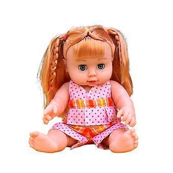 Muñecos de bebé renacidos Voz realista que parpadea Parlante Muñeca de simulación de vinilo Juguetes de goma suave para bebés Muñecas de educación temprana de jardín de infantes