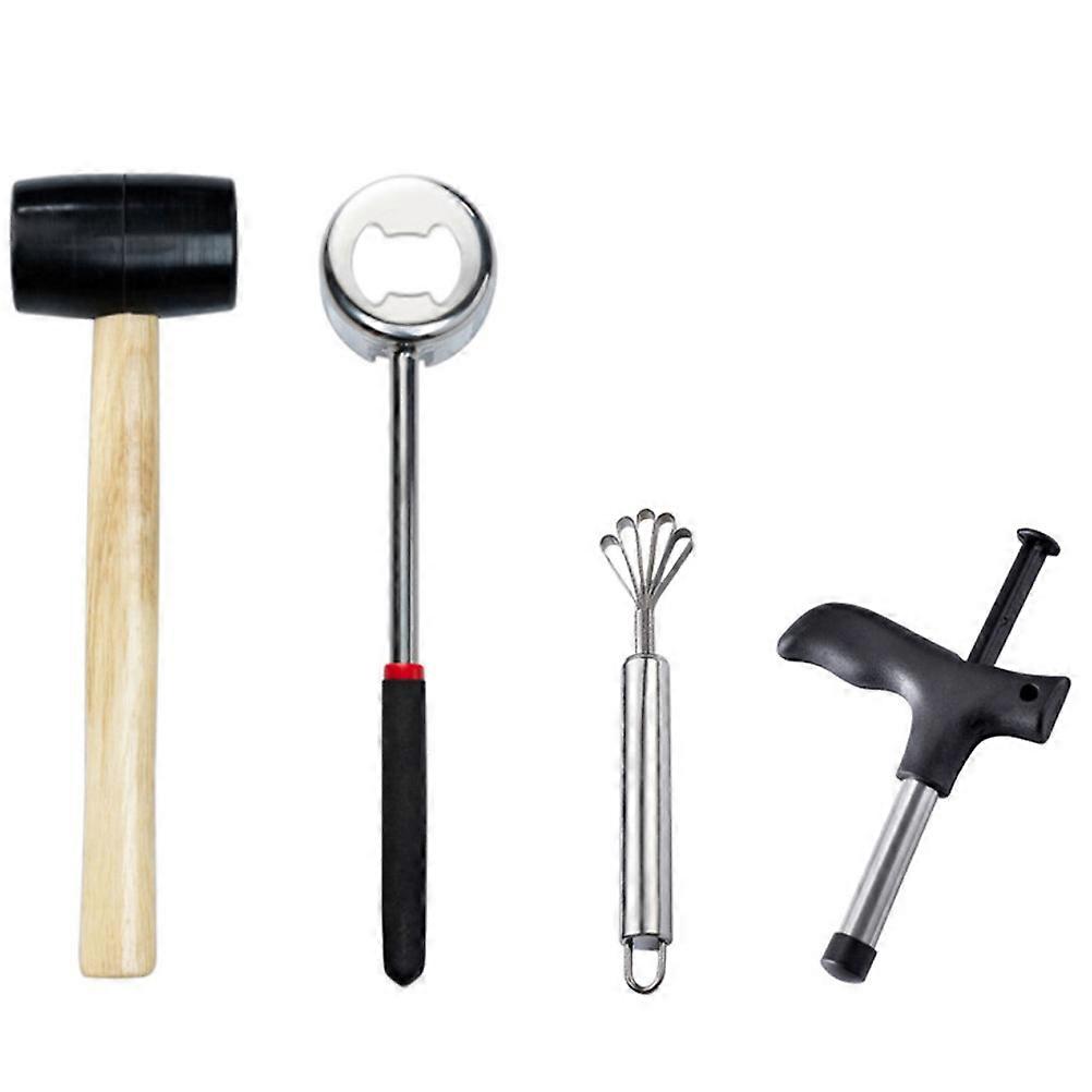 1 Set Coconuts Opening Tool Coconuts Opener Tool Fruit Opener Tools for Home