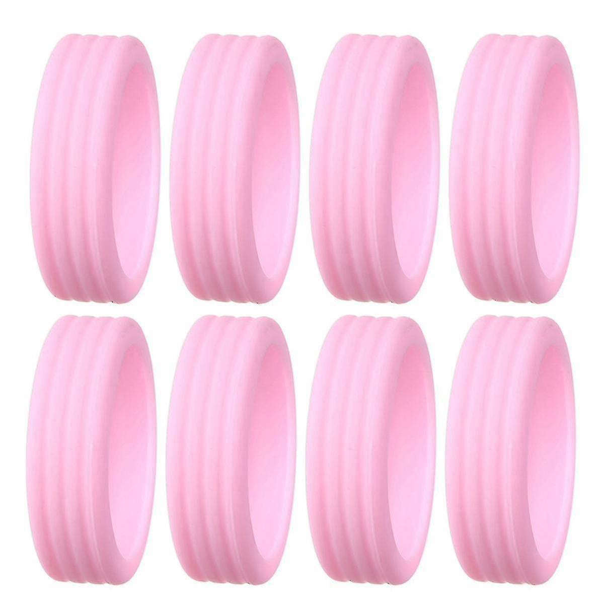 החלפת מגן גלגלי מזוודות. מטען גלגלים מסתובב להפחתת רעש וזעזועים (ורוד)