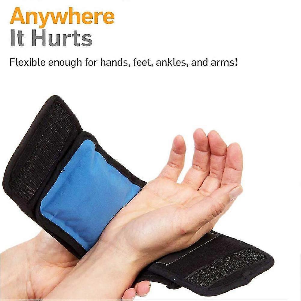 2pcs Reusable Compress Injuries Pain Relief Neuropathy With Strap Cold