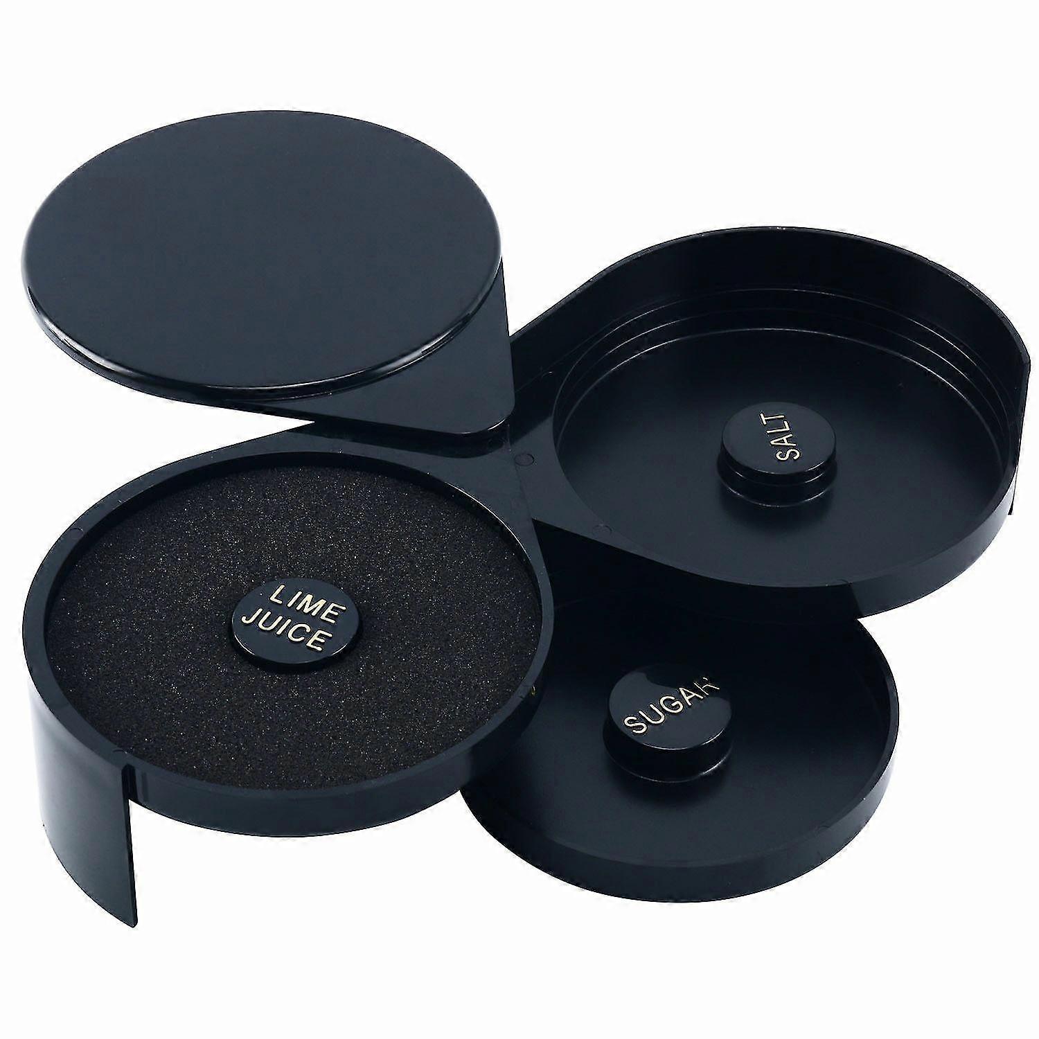 3 Tier Bar Glass Rimmer Margarita Cocktail Sugar Salt Rim Bar Bartender ...