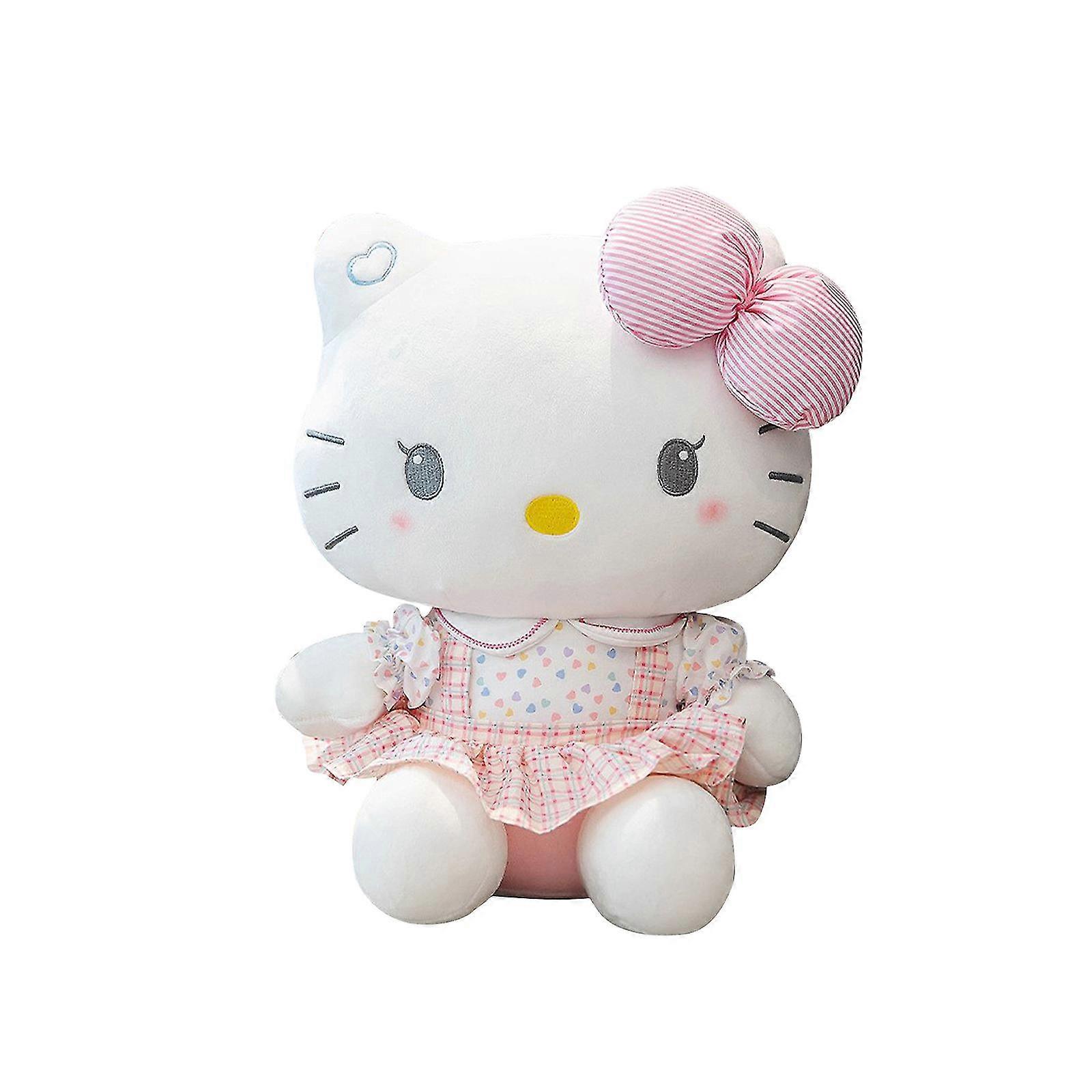 Jucărie de pluș drăguț Kitty Cat Doll Super Soft Desktop Ornament copii ziua de naștere cadou umplute Jucării