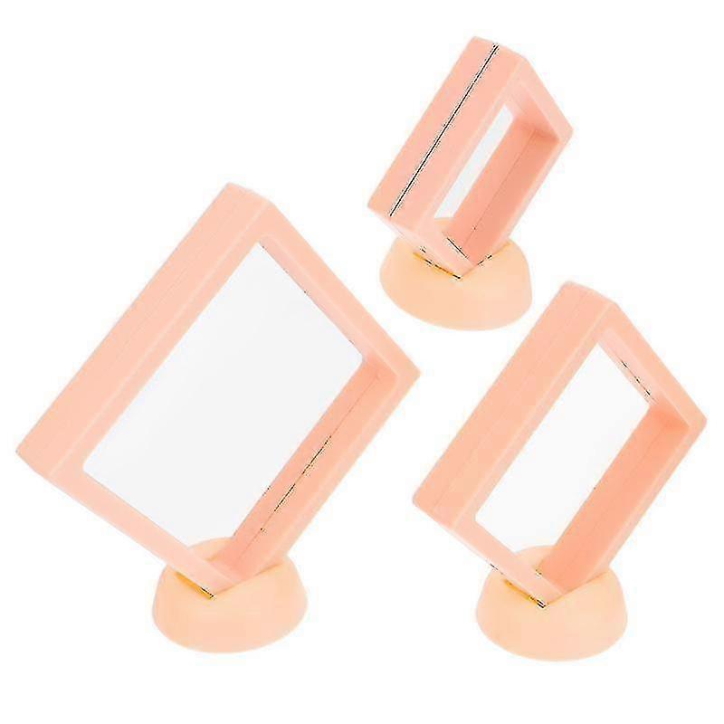 Rosa Schreibtisch Organizer 3 Sets Schmuck Display Stand Mehrzweck Schmuck Display Box Schmuck