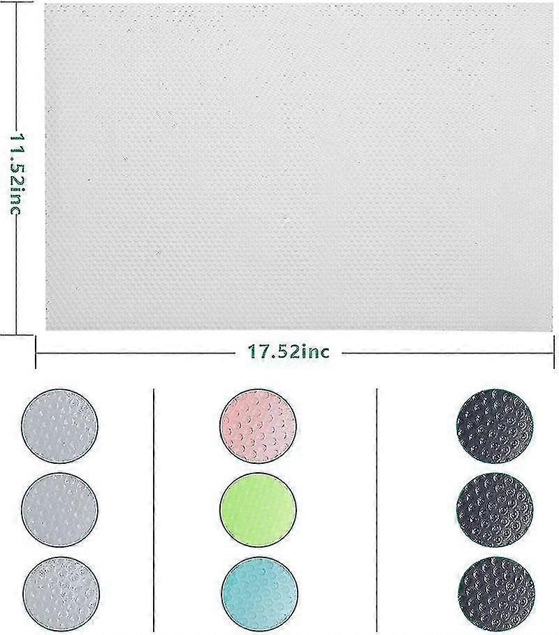 9 Pcs Anti Bacterial Fridge Mats, Eco-friendly Interior Fridge Protector