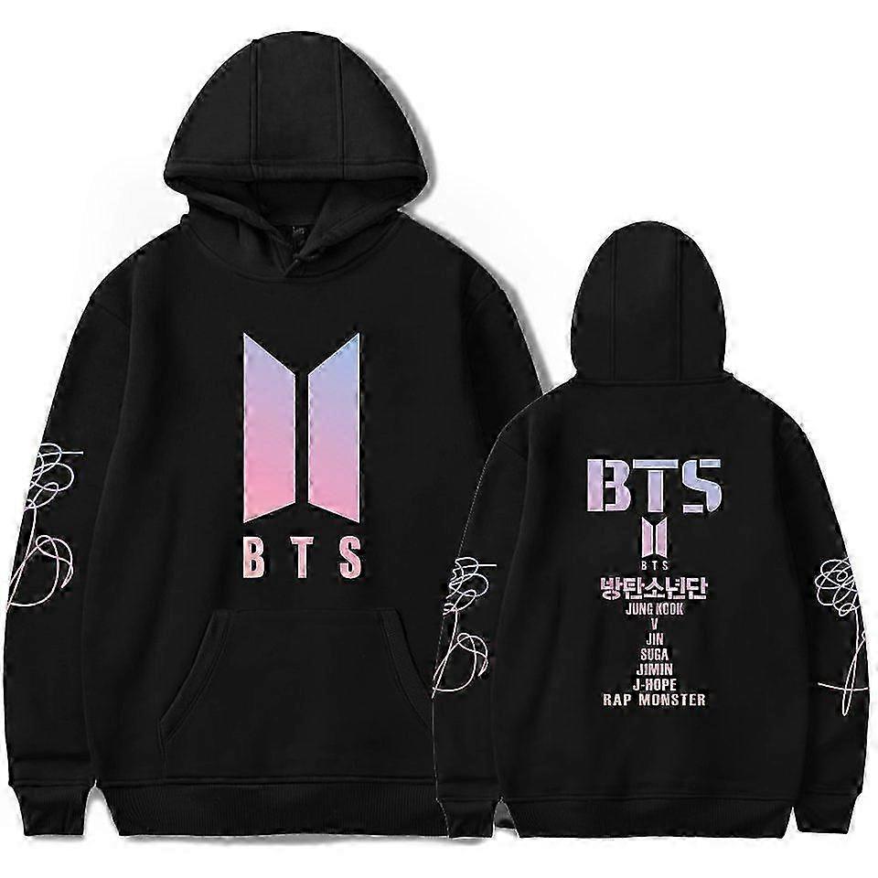 Kpop Bts للجنسين هوديي سويت شيرت بلوفر Bangtan الأولاد يحبون نفسك مقنعين الأعلى