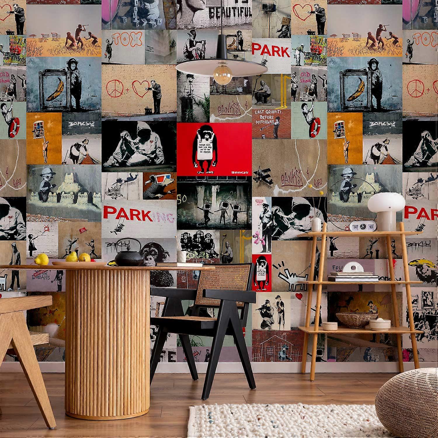 Wallpaper - Banksy - a collage