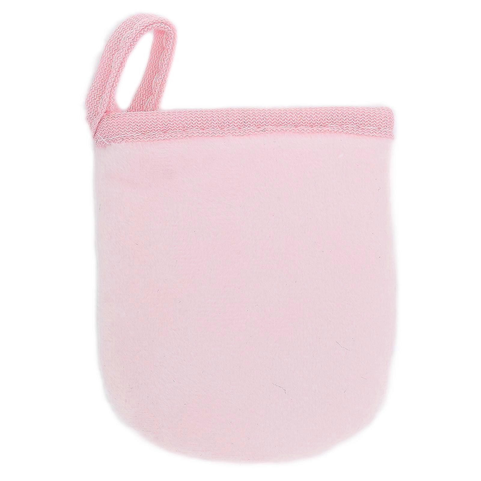 Pink Self Tanning Mitt Microfiber Washable Tanning Lotion Mousse Applicator Gloves