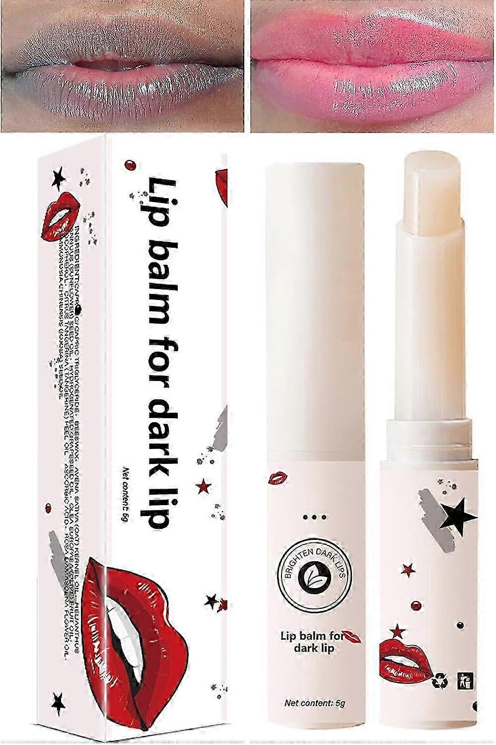 Lip Lightening Για Σκούρα Χείλη, Ενυδάτωση Lip Balm Λεύκανση Λάμψη, Lip Balm Χείλη Ροζ Λεύκανση Κρέμα Balm