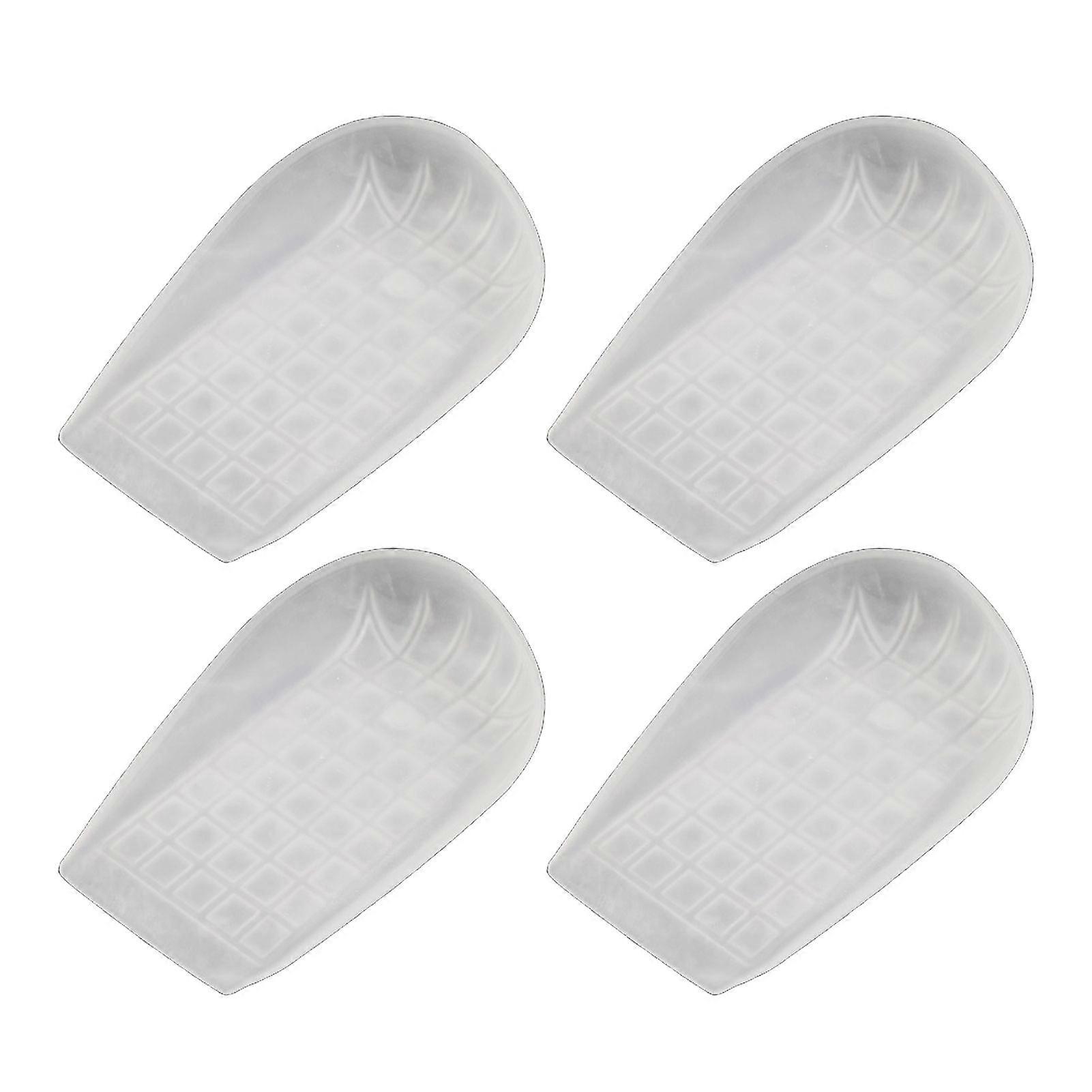 2 Pairs Silicone Heel Cups for Plantar Fasciitis Heel Pain Relief Gel Heel Protectors Sore Feet Support Achilles Tendonitis Insoles