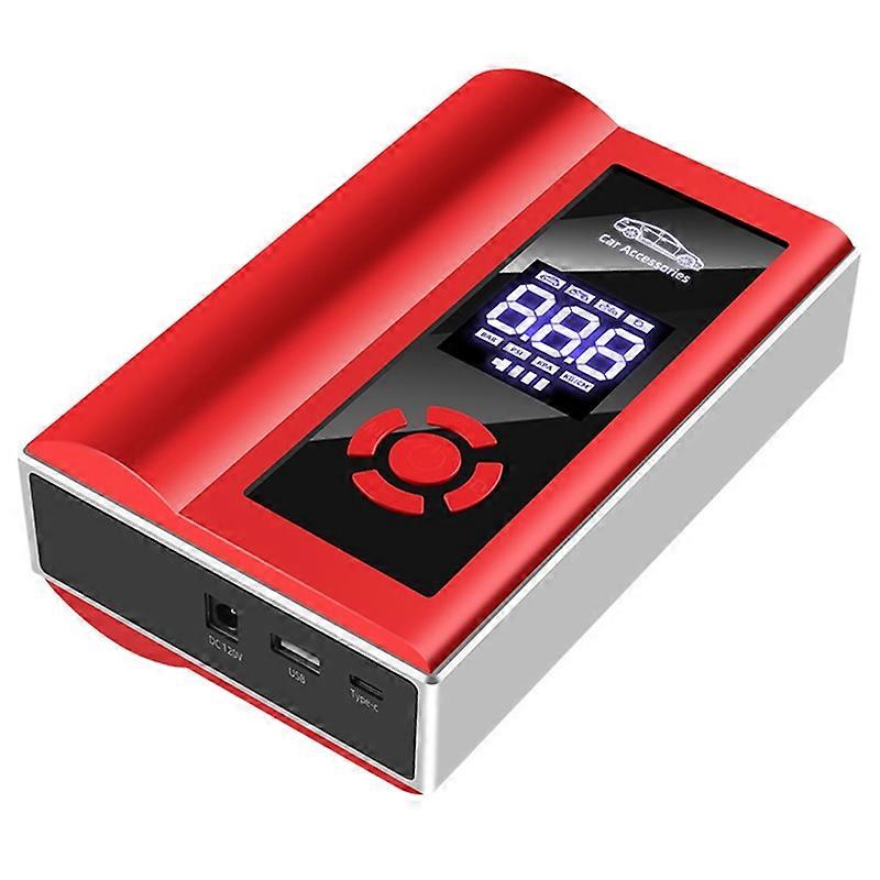 Type A Multifunctional 7800mAh Car Jump Starter Digital Display Tire Inflator LED Flashlighthone