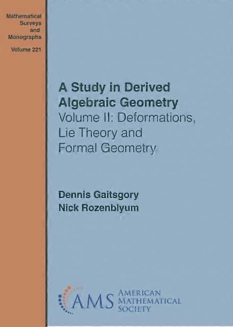 A Study In Derived Algebraic Geometry by Nick Rozenblyum Paperback Book