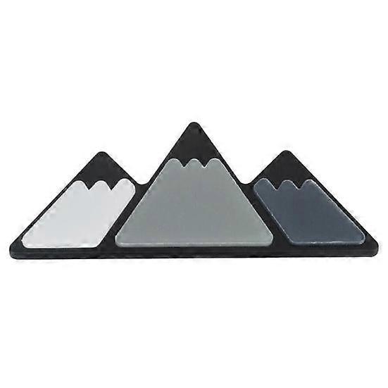Car Badge Fade-resistant 3D Design Stylish Universal Tri-color Grille Emblem for Toyota
