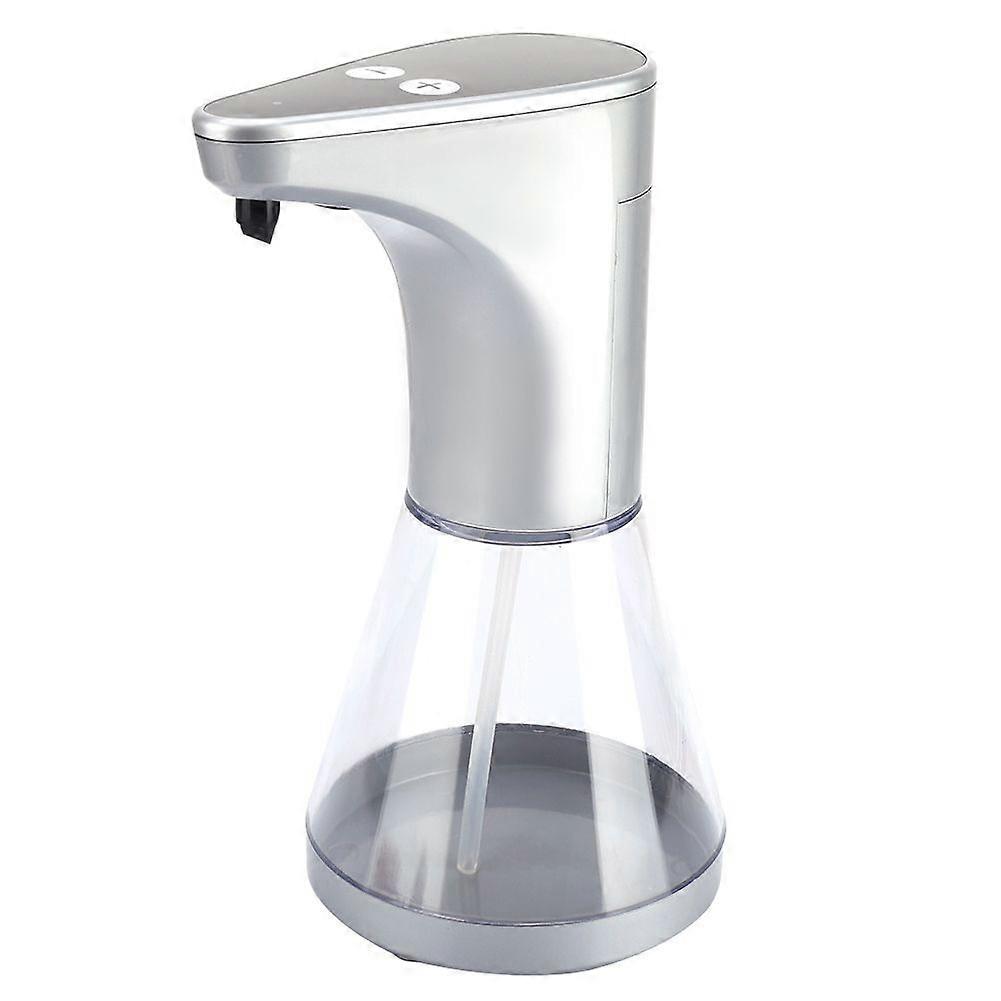 520ml Touchless Automatic Sensor Foam Soap Lotion Dispenser Kitchen Bathroom (Silver)