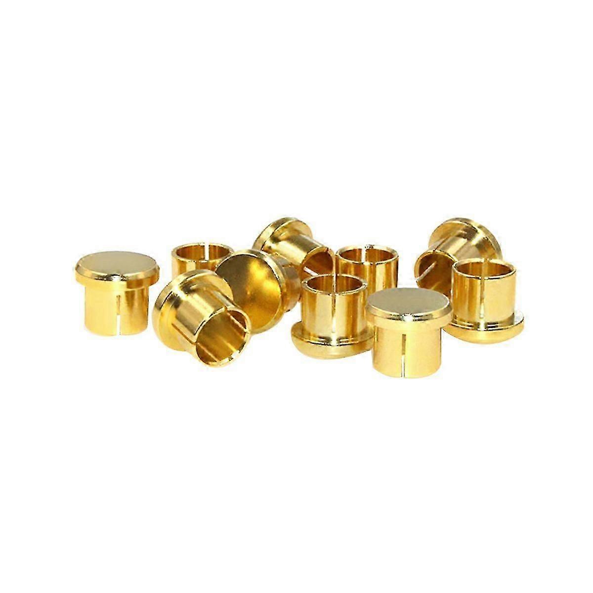 8Pcs Gold Plated RCA Protection Cap Plug Short-Circuit Socket Phono Connector Shielding Plug Socket