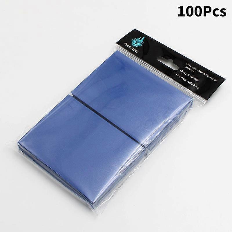 100Pcs 66*91Mm Penny Color Matte Katana Trading Card Sleeve Holder Tarot Shield Board Games Magical Cover