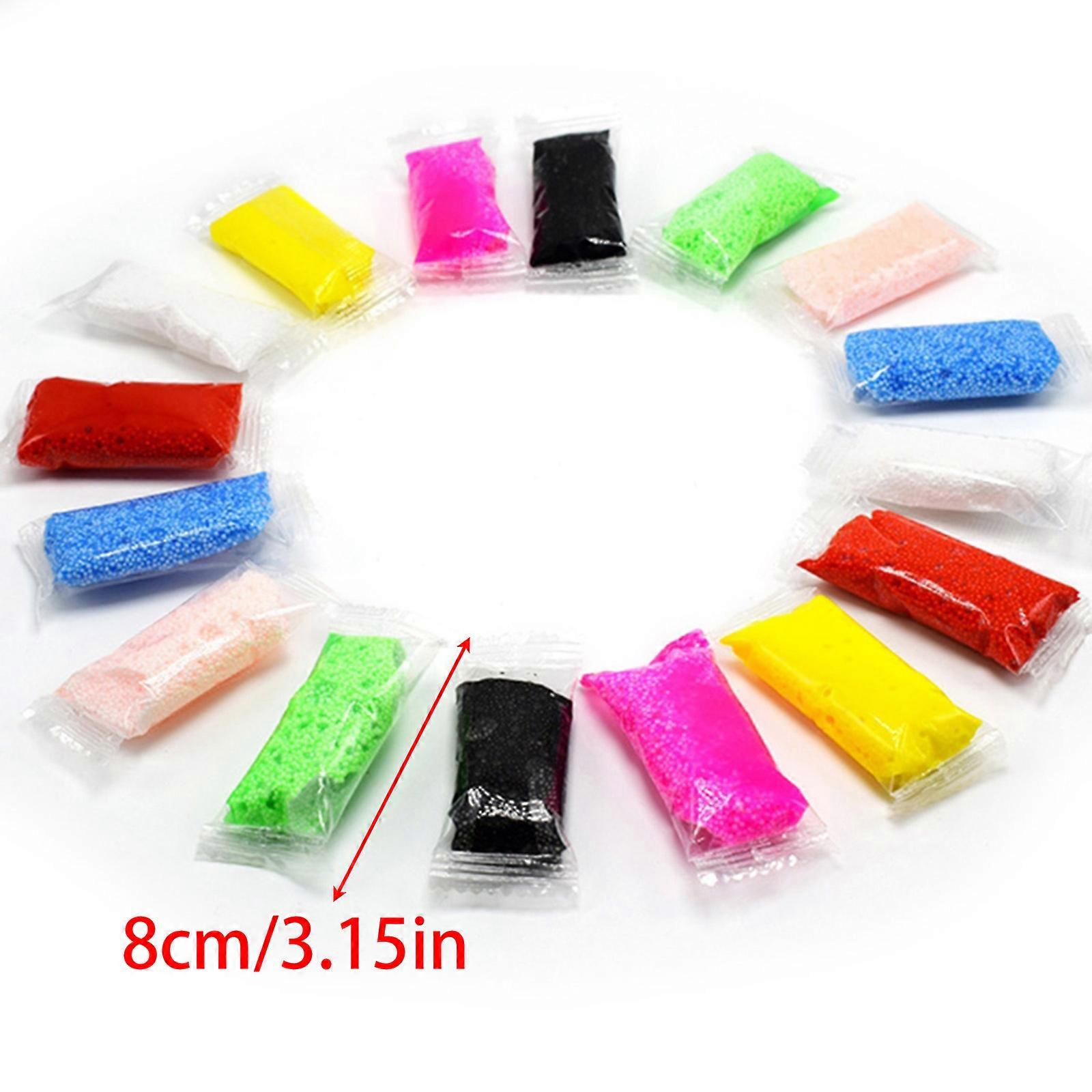 8Pcs Colorful Silly Putty Clay Toy Foam Putty Slime Toy Smell Free for Play Dough Mud Adults Children’s Party Activity T Multicolor