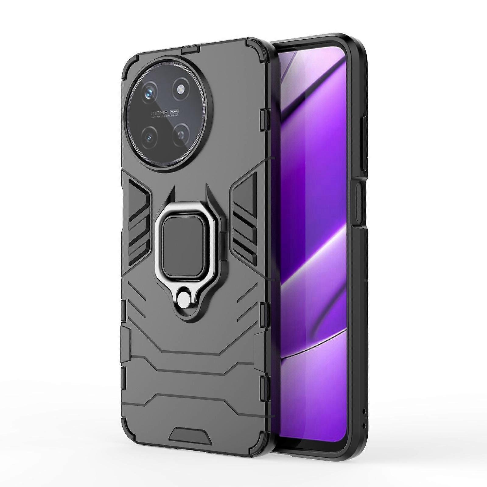 Shockproof PC + TPU Holder Phone Case