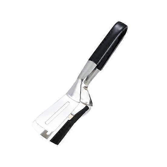 Cooking Spatula Ergonomic Handle Stainless Steel Spatula Tongs Multi-Functional BBQ Tool for Home Kitchen