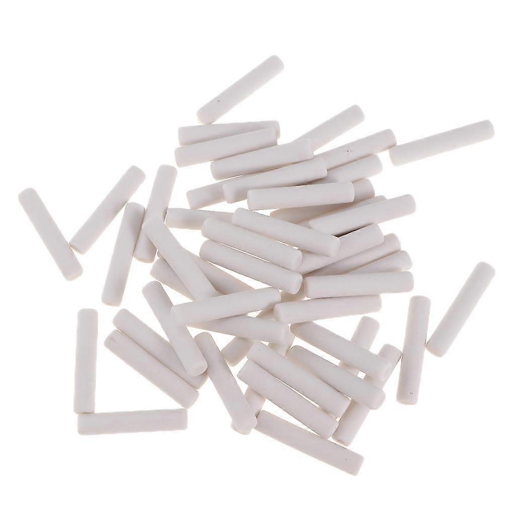 50x 电动橡皮擦笔芯 - 白色橡皮擦条 - 5mm - 文具橡皮擦