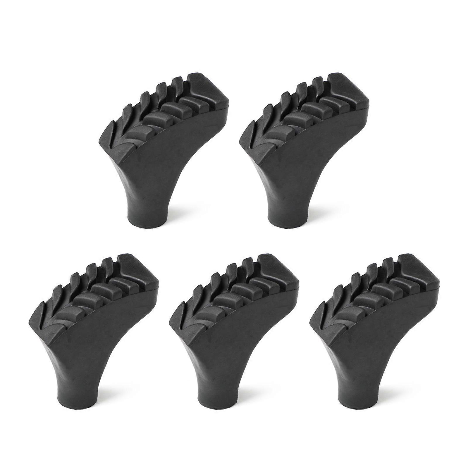 Walking Stick Rubber Caps Hikings Stick Protectors Cover Cane Tip Protect Pad End Winter Cane Replaceable Tip Caps Set