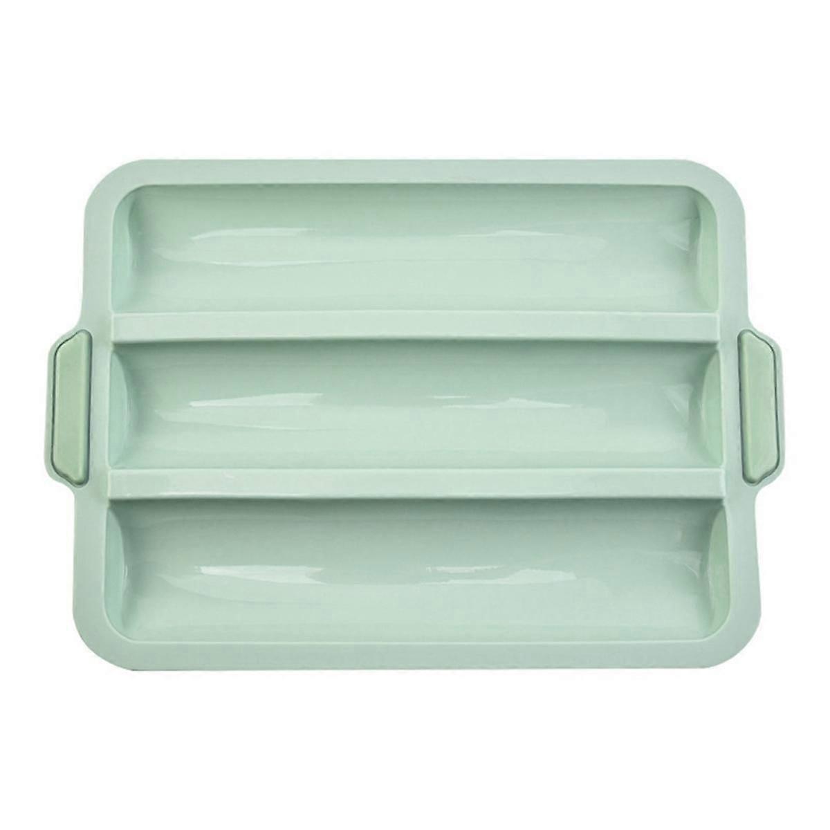 Silicone Mold Baking Mold Bread Baking Tray Nonstick Cake Mold Pans Bread Baking Tool,3-Grid Cake M