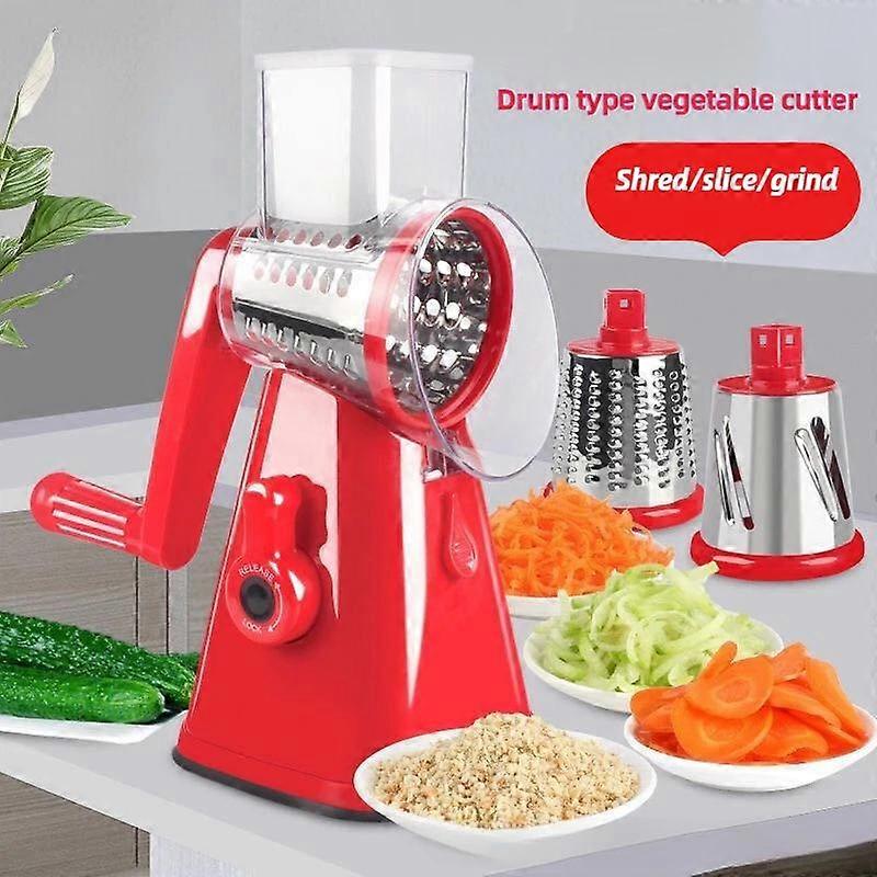 3 In 1 Vegetable Cutter Machine Onion Slicer Grater Potato Carrot Cheese Shredder Fruit Chopper Multi-function Kitchen Tool