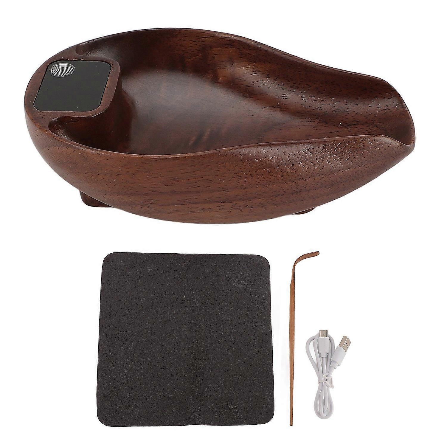 木製ティースケール高精度0.1g0.01oz解像度0.3〜200g充電式エレガントなキッチンスケール