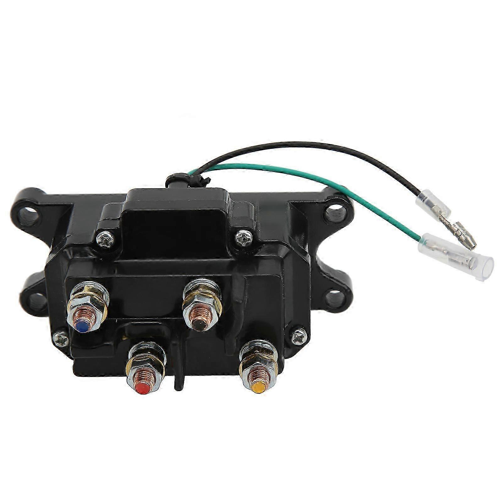12V 250A 電動ウインチソレノイドリレーコンタクター（3500～4500ポンド UTV ATV ピックアップボートトレーラー用）
