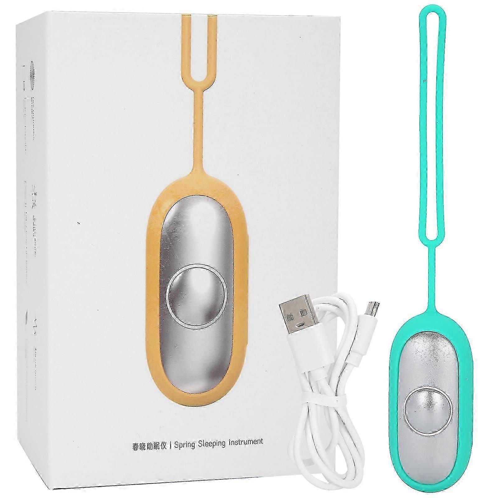 Microcurrent Anxiety Relief Sleep Aid Device - Cyan (USB Charging)