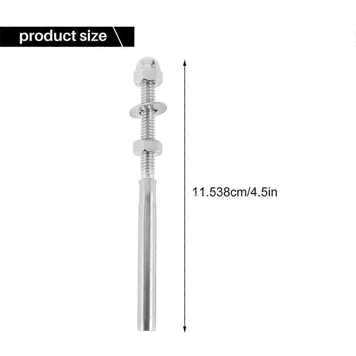 20 Pack Threaded Terminal Stud Marine Grade Stud End Fitting Terminal