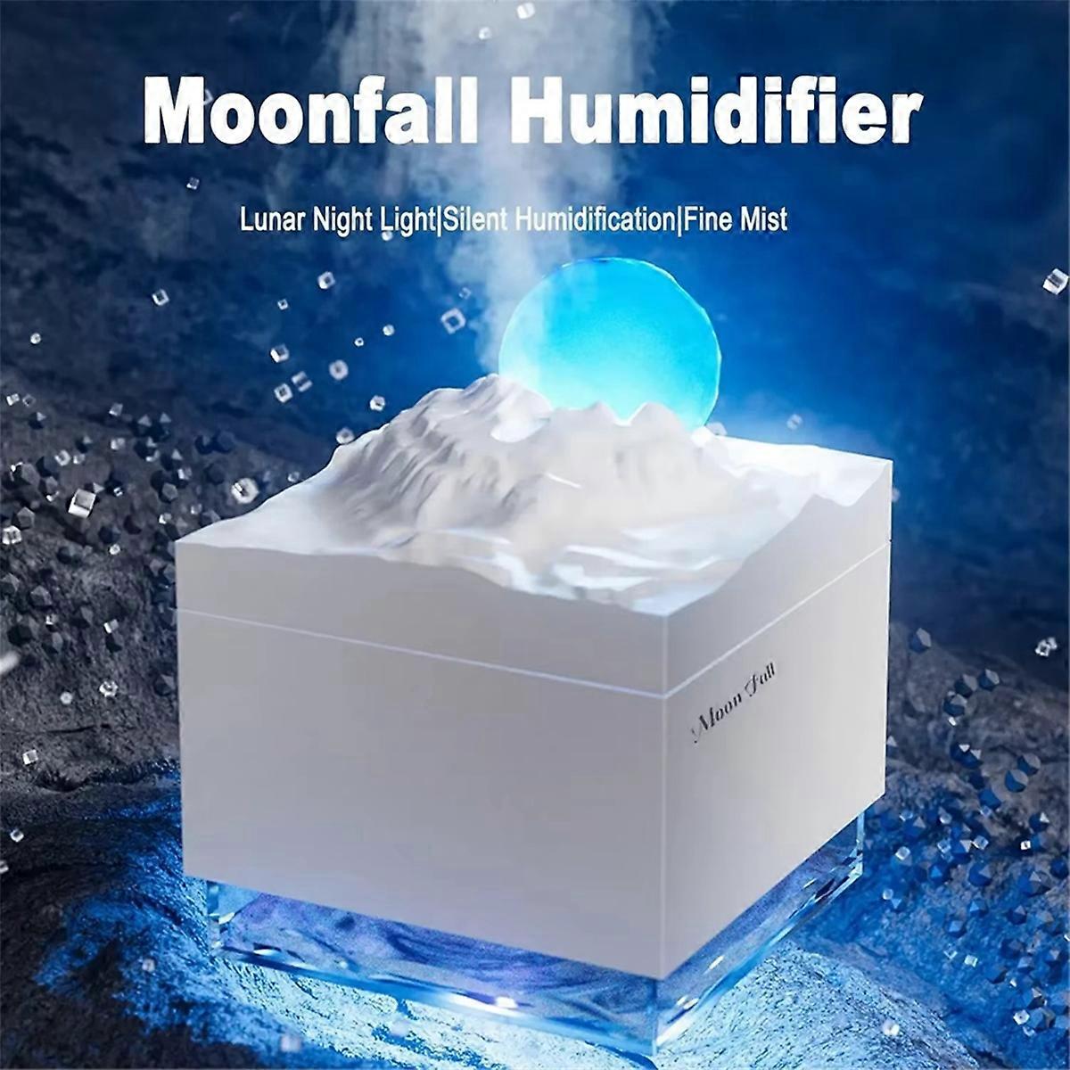 Aroma Diffuser Cool Mist Humidifier LED Moon Lamp Night Light Pink