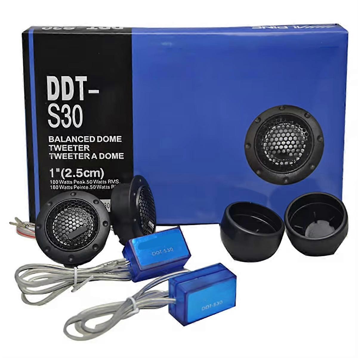 DDT-S30 1 Pair Car Tweeter Car Audio Silk Film for Car Modification
