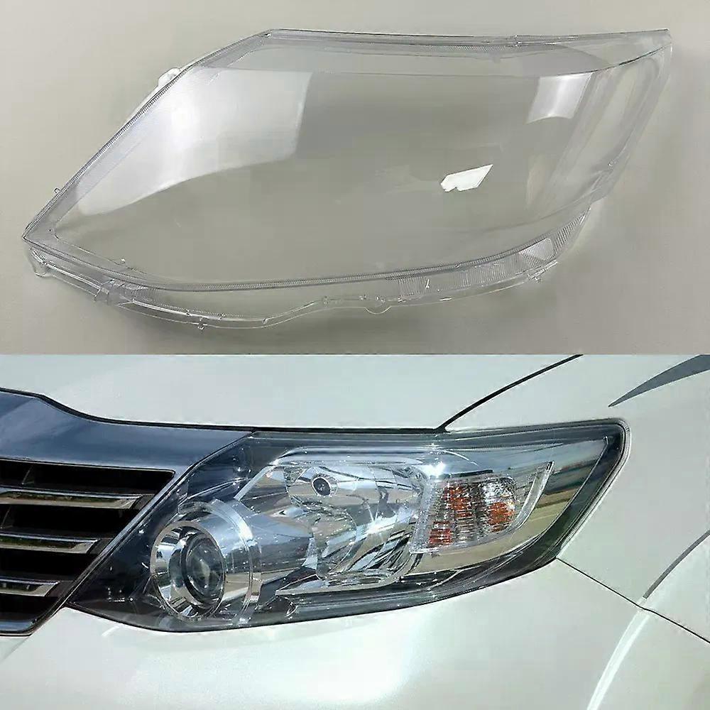 For Toyota Fortuner 2013 2014 2015 Transparent Lampshade Lamp Shade Front Headlamp Shell Headlight Cover Lens Plexiglass