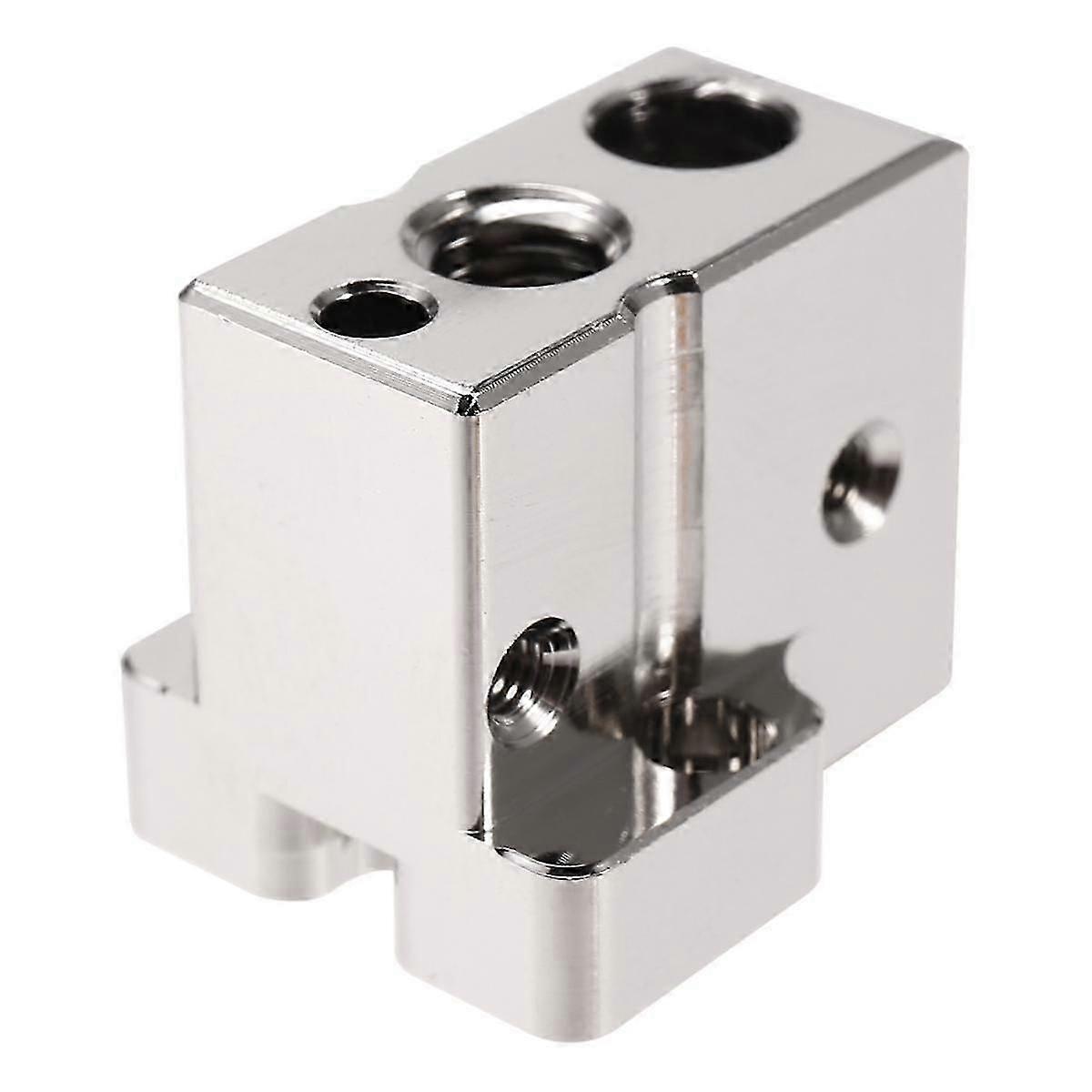 CR10-pläterad kopparvärmeblock för 3D-skrivare, Hotend-värmeblock kompatibel med Red Lizard K1/V5/-10