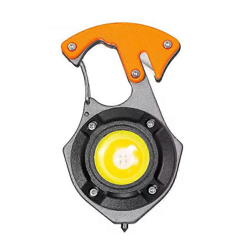 Multifunctional Portable LED Flashlight Mini COB Wallet Flashlight USB Rechargeable Work Light Strong Torch for Camping and Outdoor Activities