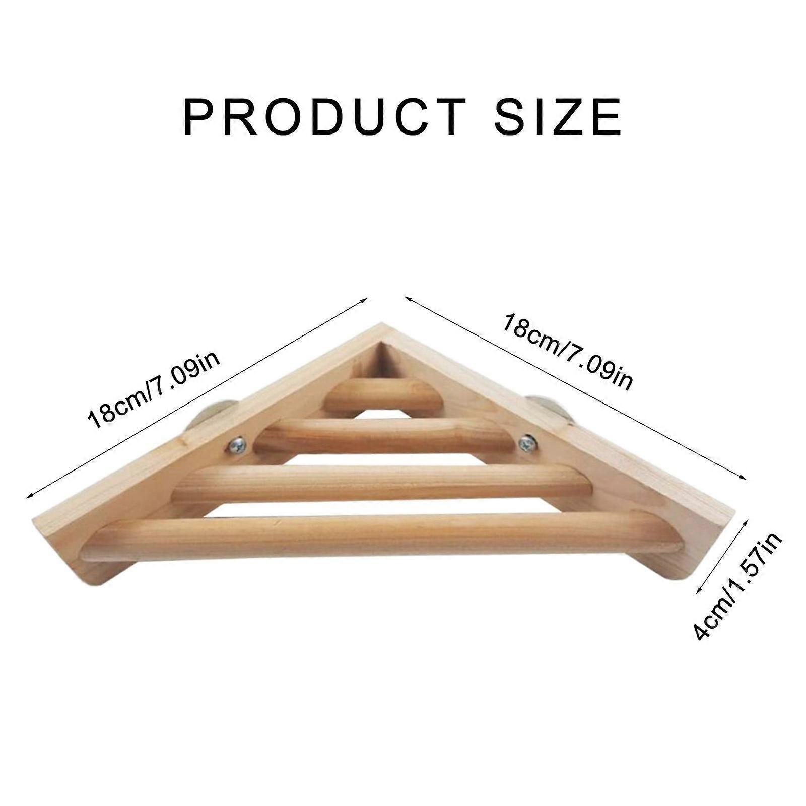 Perchoir en bois pour oiseaux, plateforme d'angle pour perroquet, jouet d'exercice pour petits animaux, rats, hamsters, inséparables, pinsons, conures, perruches