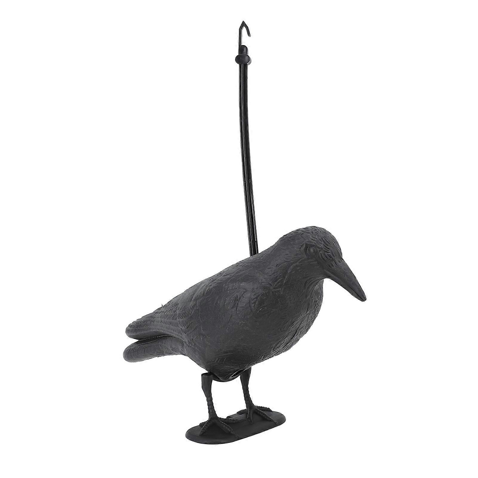 3D Polyethylen Bogenschießen Ziel Stehende Krähe Statue Realistische Übung Bogen Köder für das Schießen im Freien Jagd Garten Dekoration