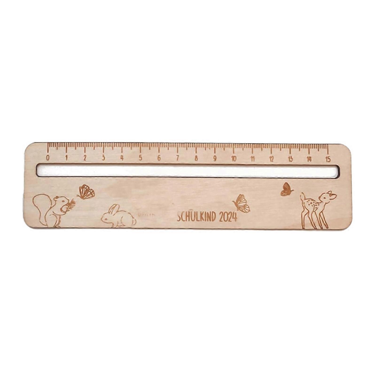 Wood Ruler Reading Ruler Wood Drawing Ruler Children Learning Ruler Classroom Learning Aids for Kid Reading Drawing