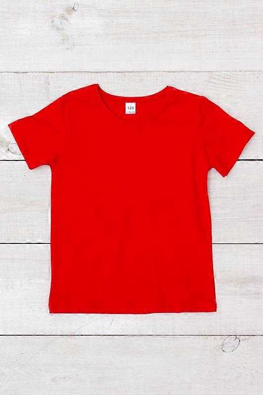 Basic Girls’ T-Shirt – Soft Fulicra Knit, Straight Cut, Multiple Colors, Summer,  HC 6021-036-5