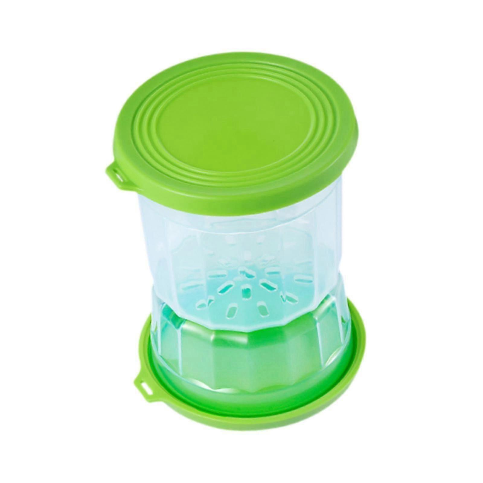 Wet Dry Separation Jar Food Storage Container for Mushrooms Onions Jalapenos Green